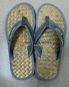 Dép cói quai xanh